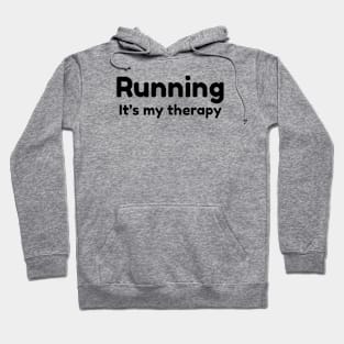 Running It's My Therapy Hoodie